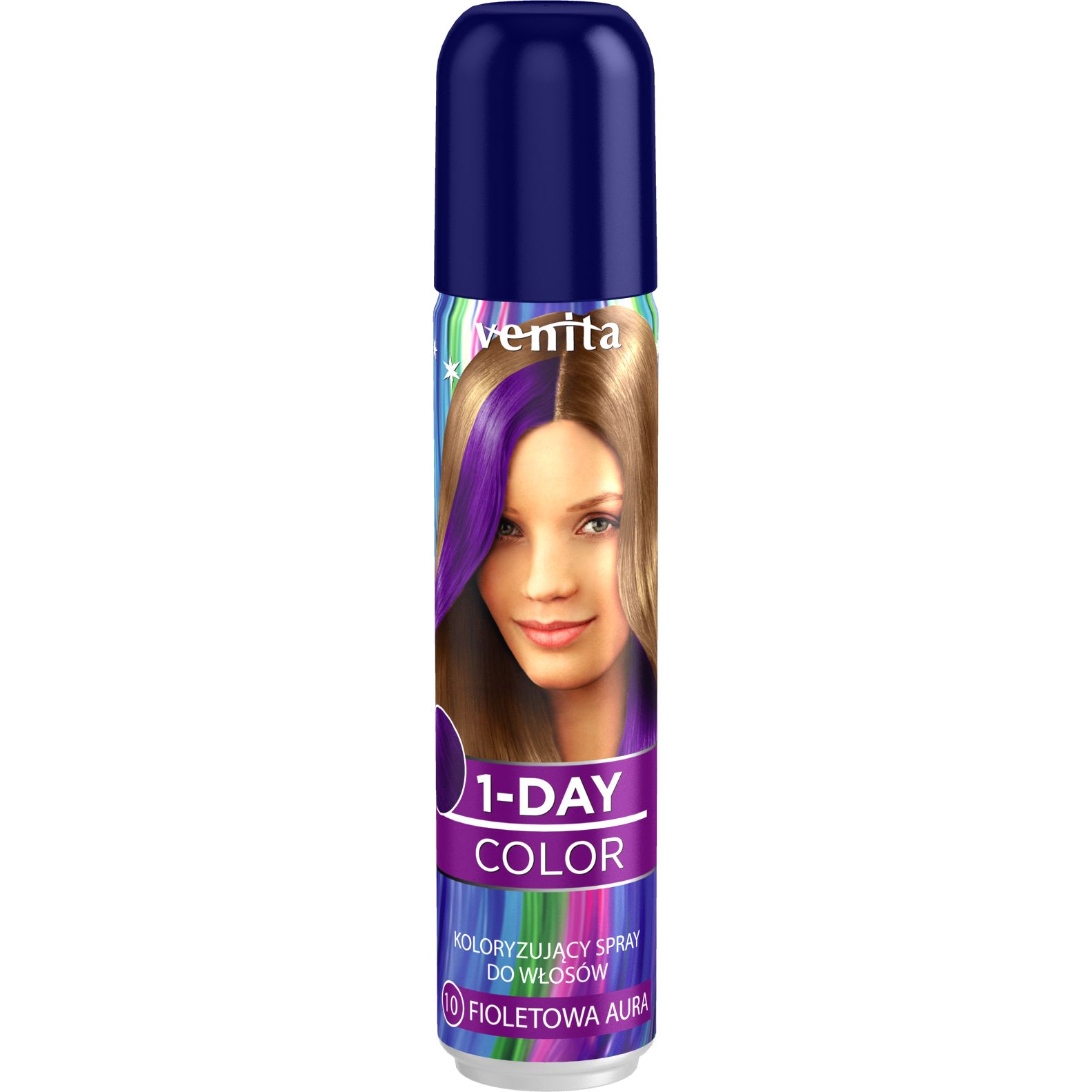 VENITA 1-DAY COLOR თმის საღებავი იასამნისფერი - 50 ml.